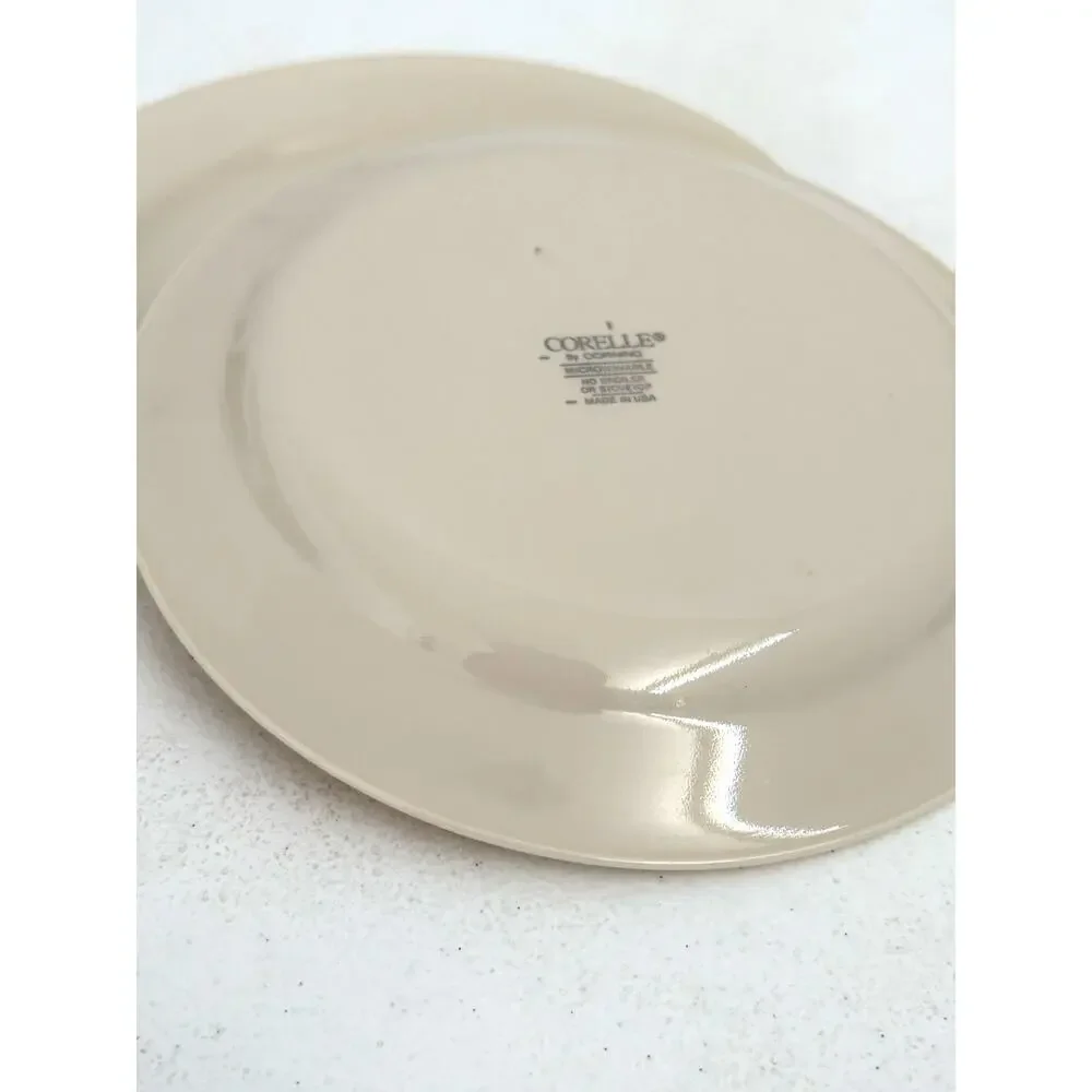 Vintage Corelle by Corning sandstone cream 7.25